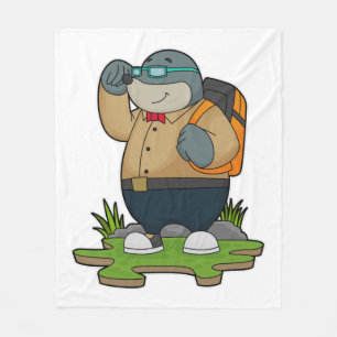 Manta Polar Mole as Hiker con mochila