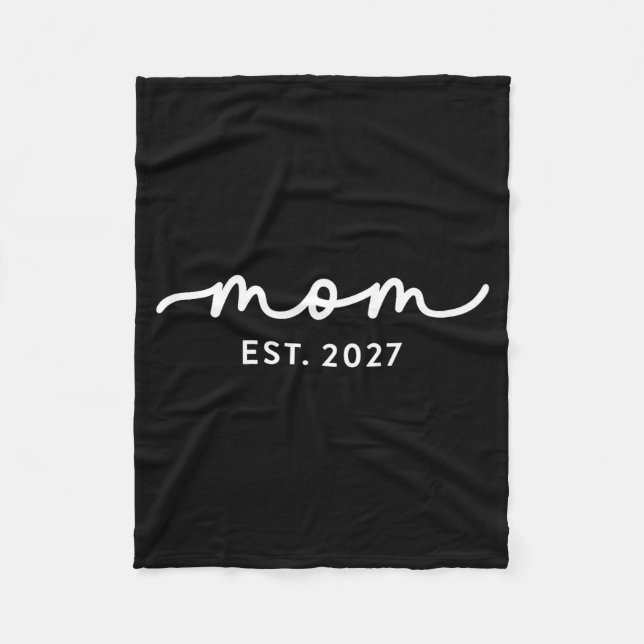 Manta Polar Mom Est 2027 Mom D Mother’s Day Ized  (Anverso)