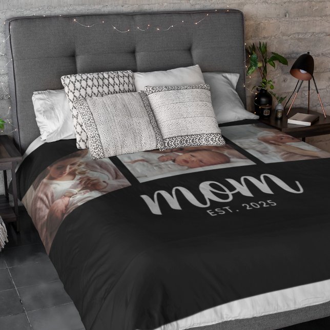 Manta Polar Mom Established Elegant Script Black 3 Photo (Subido por el creador)