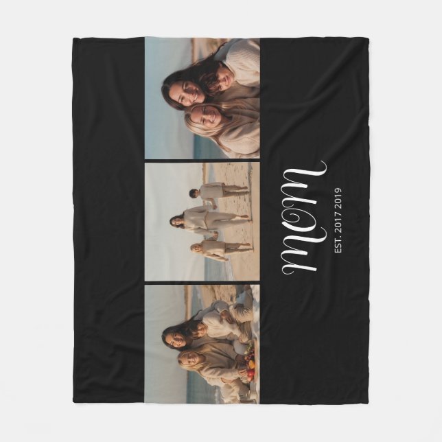 Manta Polar Mom Established Graceful Script Black 3 Photo (Anverso)