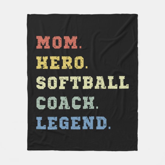 Manta Polar Mom hero softball coach legend (Anverso)
