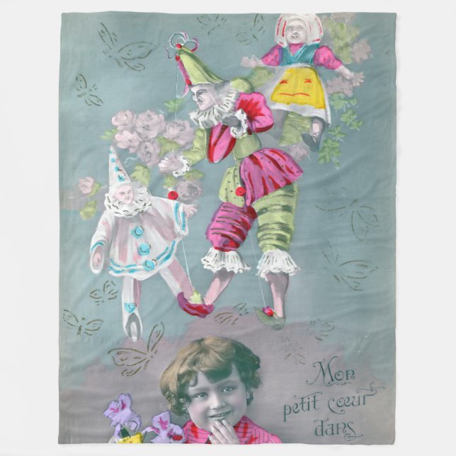 Manta Polar Mon petite coeur dans ce baiser (Anverso)