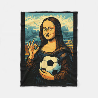 Manta Polar Mona Lisa Loves Soccer Comic