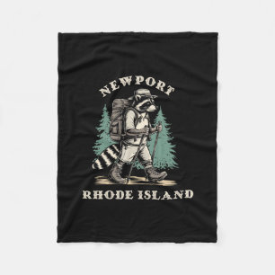 Manta Polar Monada adorable de Newport Rhode Island en el send