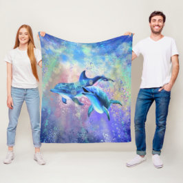 Manta Polar Monasterio de la Pareja Dolphin Fleece