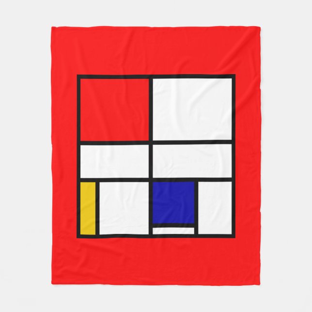 Manta Polar Mondrian 3 (Anverso)