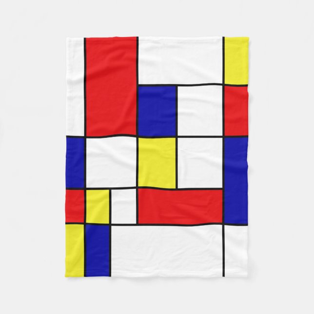 Manta Polar Mondrian No. 43 (Anverso)
