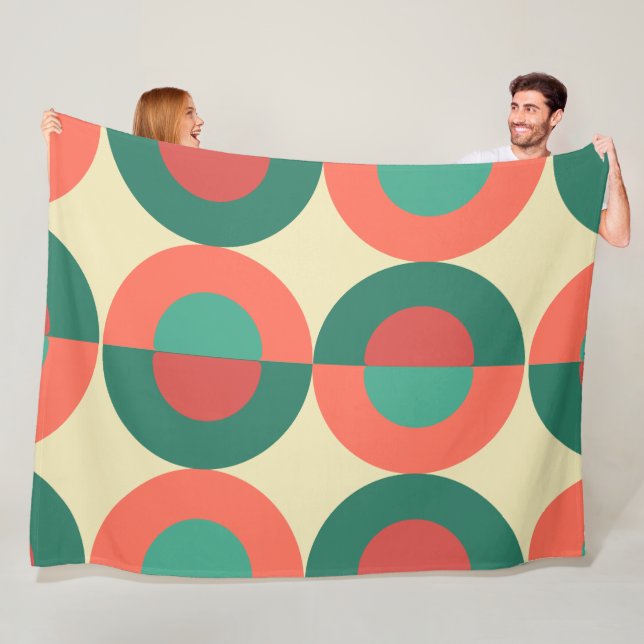 Manta Polar Moneda Coral Moderna De Mediano Siglo (In situ)