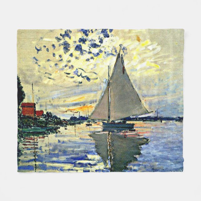 Manta Polar Monet - Barco de vela en Le Petit Gennevilliers (Frente (Horizontal))