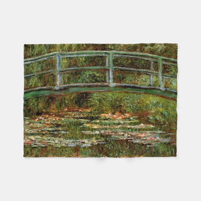 Manta Polar Monet French Bridge Giverney (Frente (Horizontal))