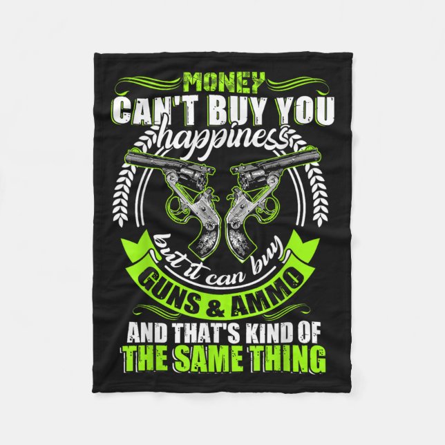 Manta Polar Money Can't Buy You Hapness But It Can Buy Gun  (Anverso)