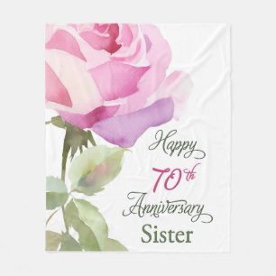 Manta Polar Monja 70 Aniversario Hermana Jubileo Rosa Rosa