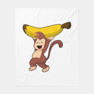 Manta Polar Mono con banana