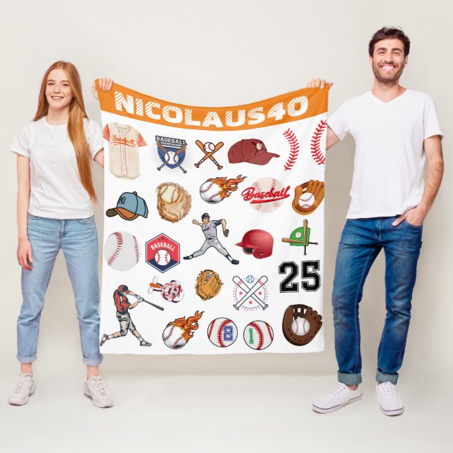 Manta Polar Monogram Baseball player Modern sport pattern (In situ)