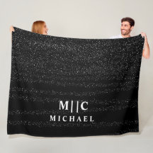 monograma abstracto moderno simple y blanco