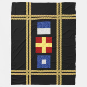 Manta Polar Monograma de bandera de señal marítima náutica