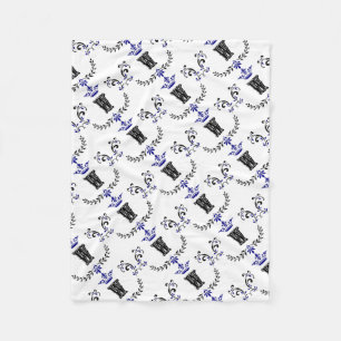 Manta Polar Monograma de la corona "W"