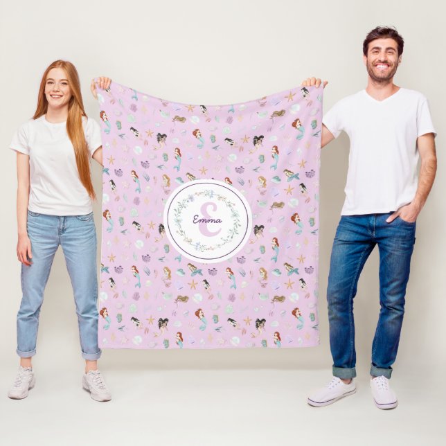 Manta Polar Monograma de las sirenas caprichosas (In situ)