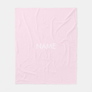 Manta Polar Monograma de nombres personalizados minimalistas d