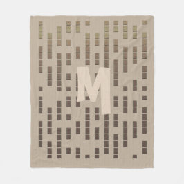 Manta Polar Monograma gigante de aspecto urbano de Guay ruso