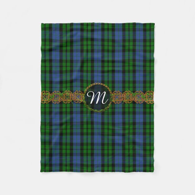 Manta Polar Monograma MacKay Tartan (Anverso)