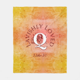 Manta Polar Monograma personalizado cristiano AMADO LAVISTAMEN