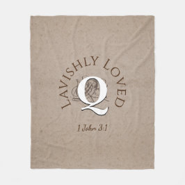 Manta Polar Monograma personalizado cristiano AMADO LAVISTAMEN