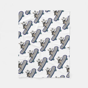 Manta Polar monopatines del montar a caballo del mono del bebé