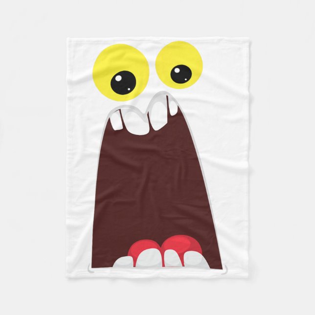 Manta Polar Monster disfraz facil disfraz Ideas tontas Hallowe (Anverso)