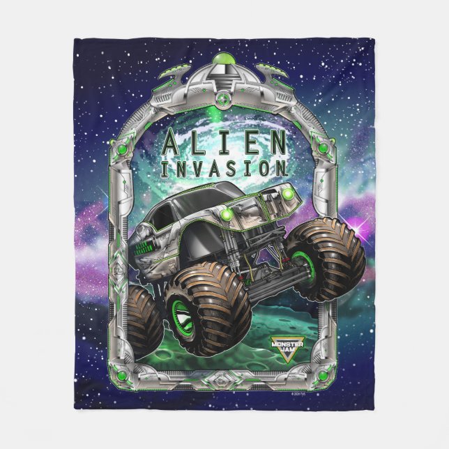 Manta Polar Monster Jam Invasión Alienígena (Anverso)