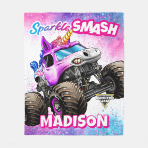 Manta Polar Monster Jam Sparkle Smash - Personalizado