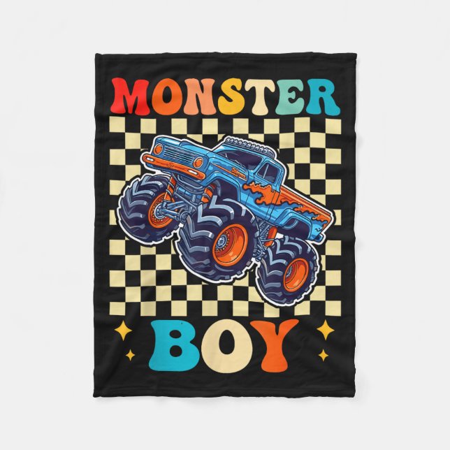 Manta Polar Monster Truck Boy Family Matching Monster Trucks B (Anverso)