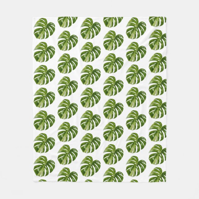 Manta Polar Monstera Albo Fleece Blanket (Anverso)