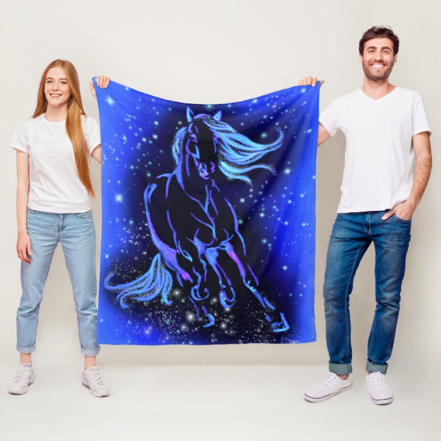 Manta Polar Montada de la flota de caballos (In situ)