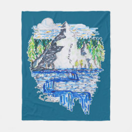 Manta Polar Montaña fresca