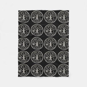 Manta Polar Montañas De Fleece Tree Of Life