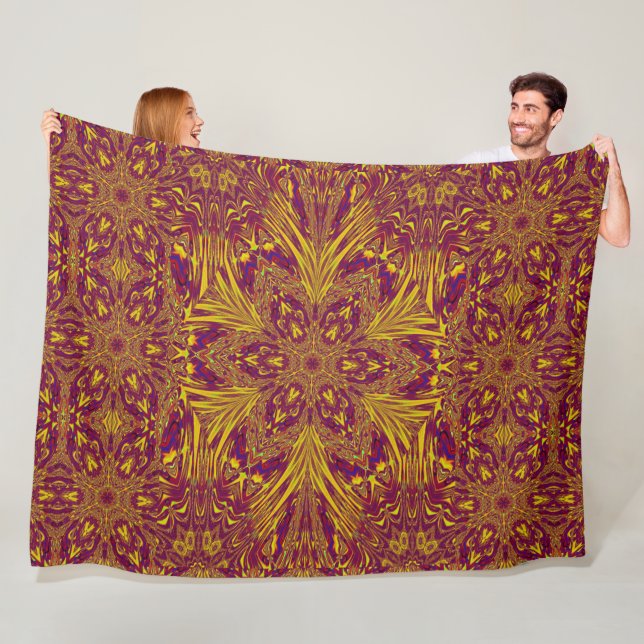 Manta Polar Montañas de hongos de Lotus (In situ)