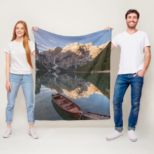Manta Polar Montañas de la dolomía el Pragser Wildsee el