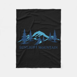 Manta Polar Montañas de la estación de esquí Sunlight Mountain