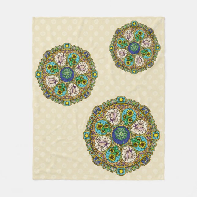 Manta Polar Montañas de la Fleece (Anverso)