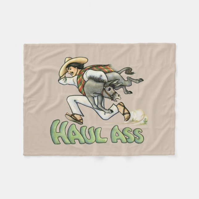 Manta Polar Montañas de la fleta de Donkey (Frente (Horizontal))