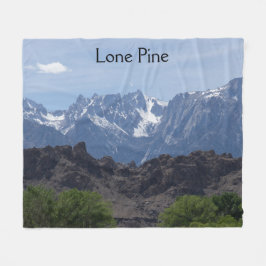 Manta Polar Montañas de nieve de Lone Pine
