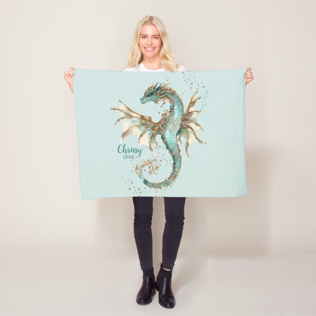 Manta Polar Montañas del Recién nacido Dragón Real (In situ)