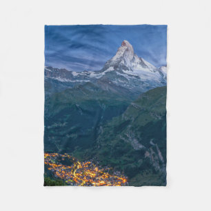 Manta Polar Montañas Matterhorn, Zermatt, Alpes suizos