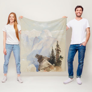 Manta Polar Montañas Medio Domo Yosemite Paisaje acuático