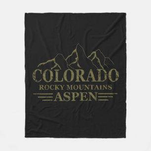 Manta Polar Montañas Rocosas Aspen Colorado
