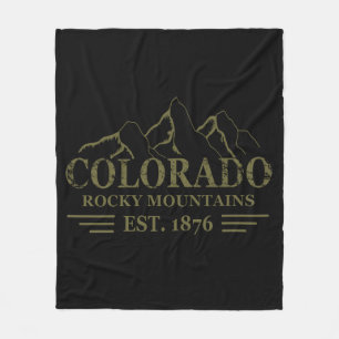 Manta Polar Montañas Rocosas Colorado