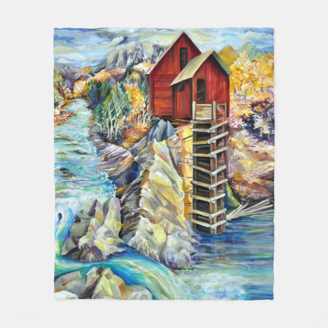 Manta Polar Montañas Rocosas de Colorado (Anverso)