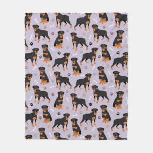 Manta Polar Montañas rottweiler de perros y patas