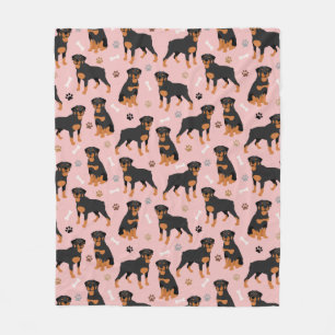 Manta Polar Montañas rottweiler de perros y patas